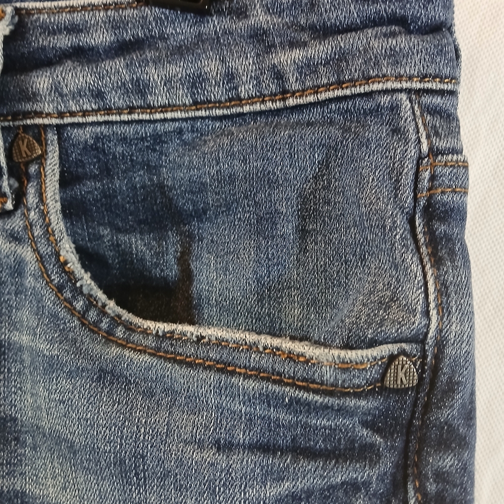 Kut From The Kloth Womens 12 Catherine Boyfriend Short Blue Jean Stretch Denim - Picture 3 of 13